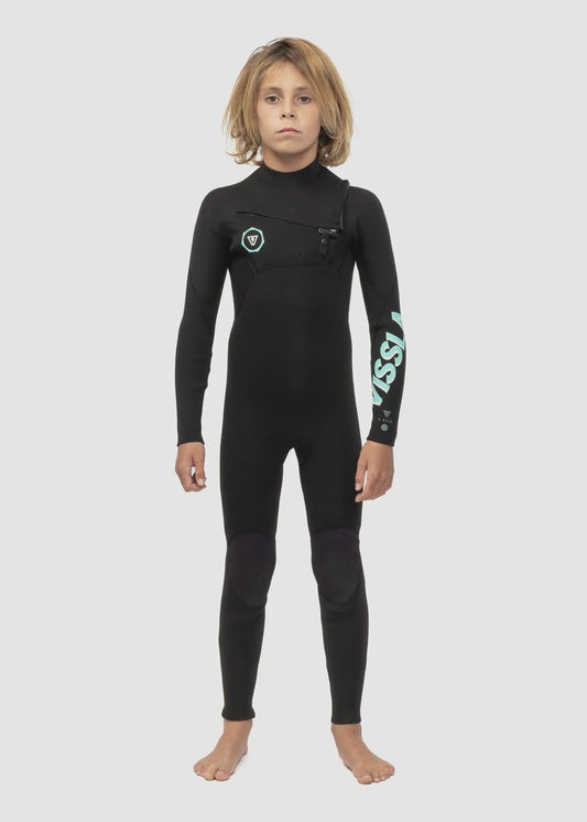 7 Seas Boys 4-3 Full Chest Zip - Black