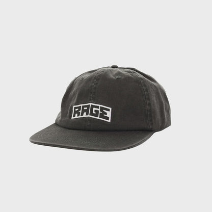 RAGE LOGO BLACK CAP