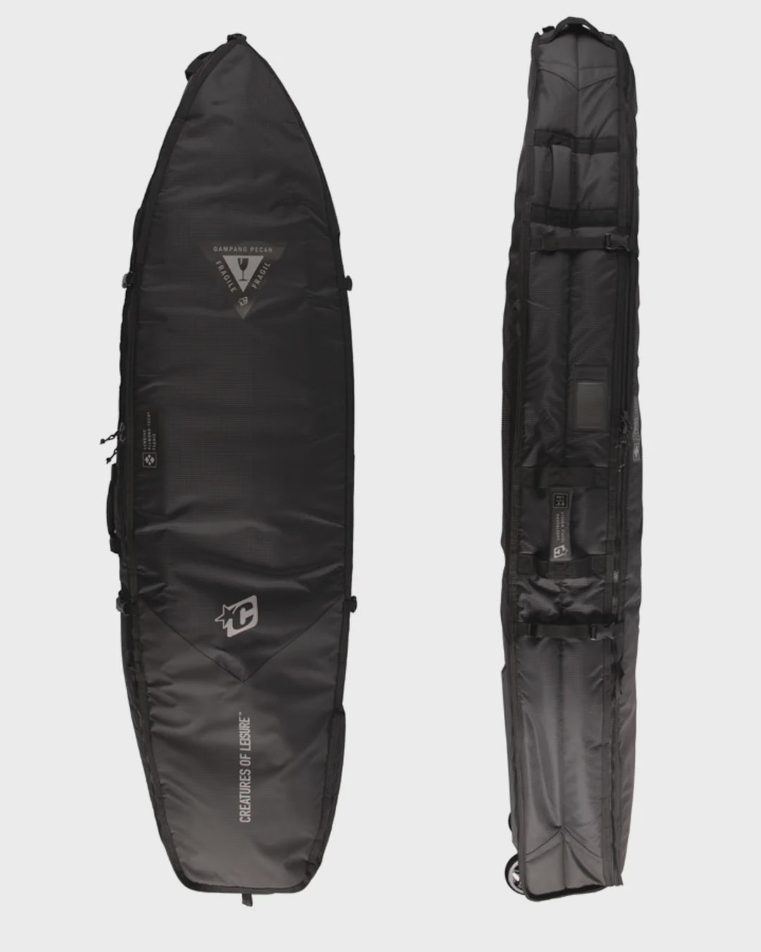 Creatures Shortboard Triple Wheely DT2.0 - Black