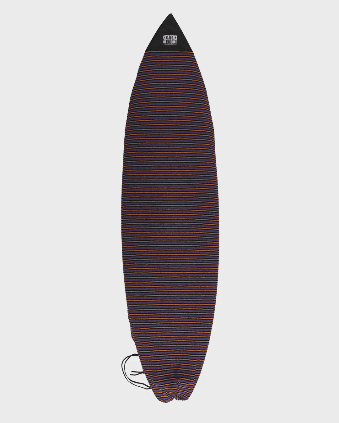 Creatures Reliance Shortboard Sox | Purple/Orange/Black Stripe