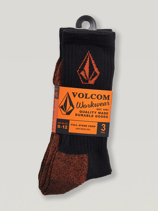 WORKWEAR SOCK 3PK - BLACK