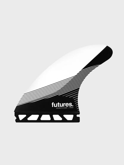 Futures DHD Honeycomb Large Fin Set - Black/White