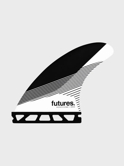 Futures DHD Honeycomb Medium Fin Set - Black/White