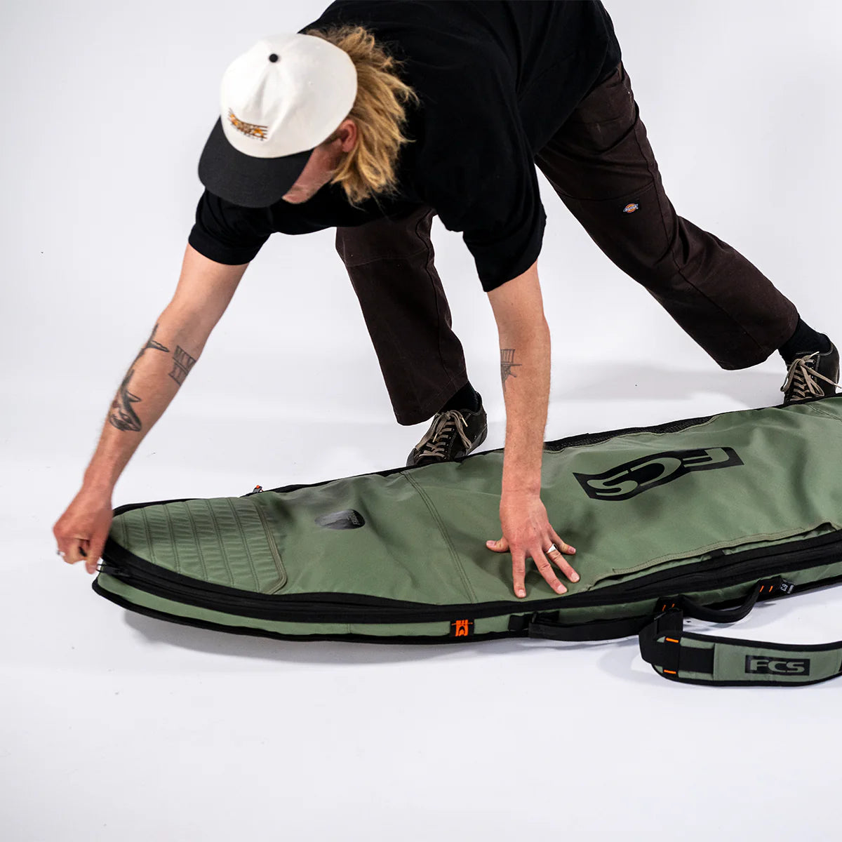 FCS Day-X Mid Length Surfboard Cover - Alpine