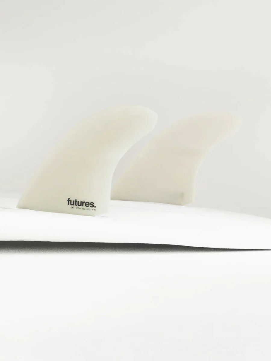 Futures EN Reverse 3/2 Large Twin Fin Set - Grey