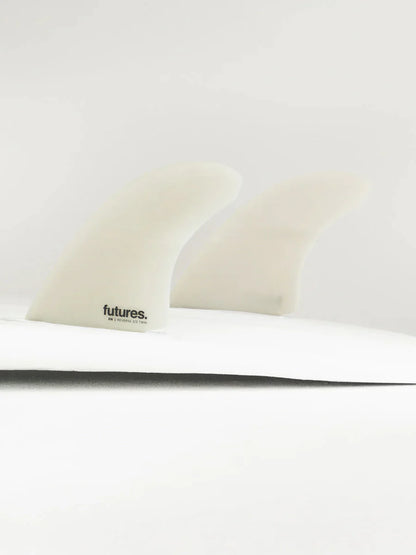 Futures EN Reverse 3/2 Large Twin Fin Set - Grey