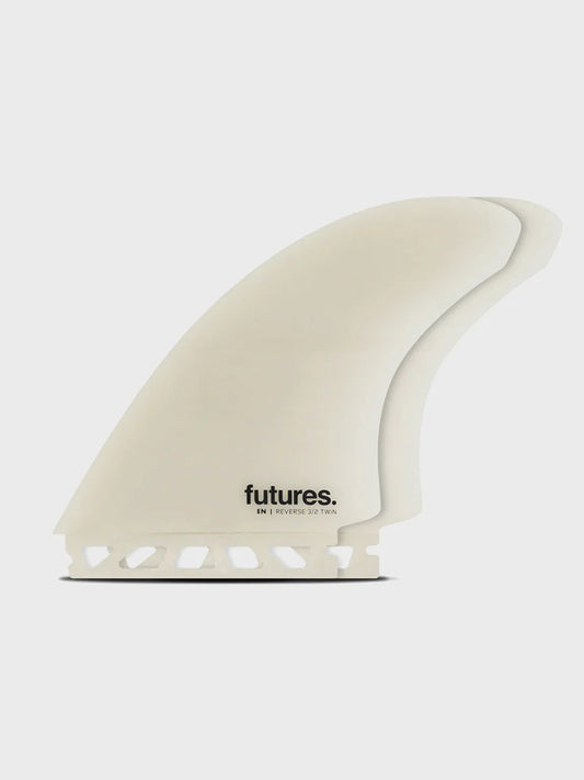 Futures EN Reverse 3/2 Large Twin Fin Set - Grey