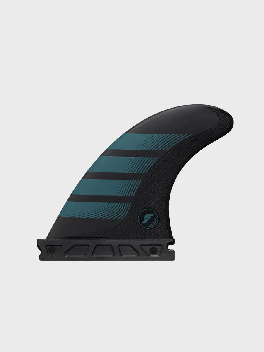 Futures F4 Alpha Thruster Fin Set - Carbon/Aqua