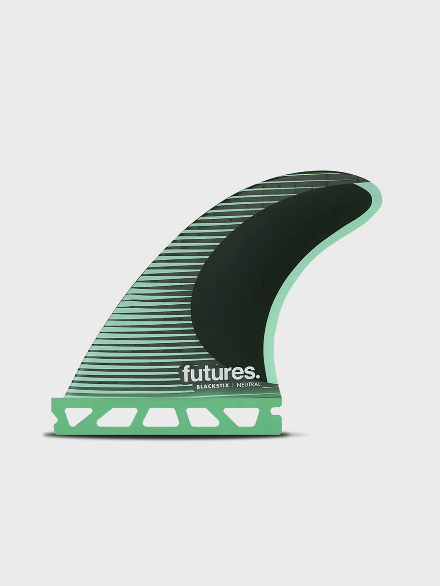 Futures F4 Blackstix Thruster Fin Set - Green