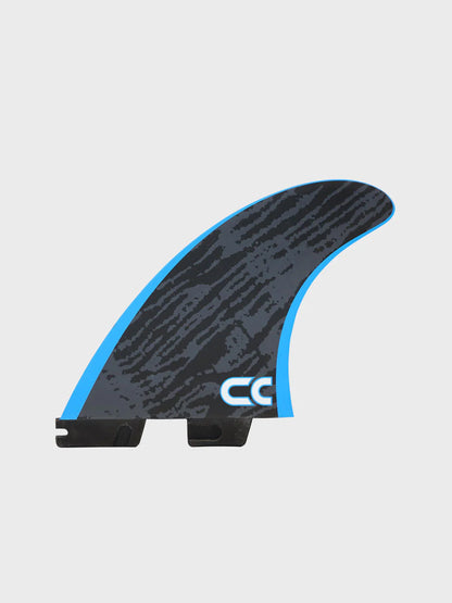 FCS II Crosby Colapinto PC Tri Fin Set - Black/Blue