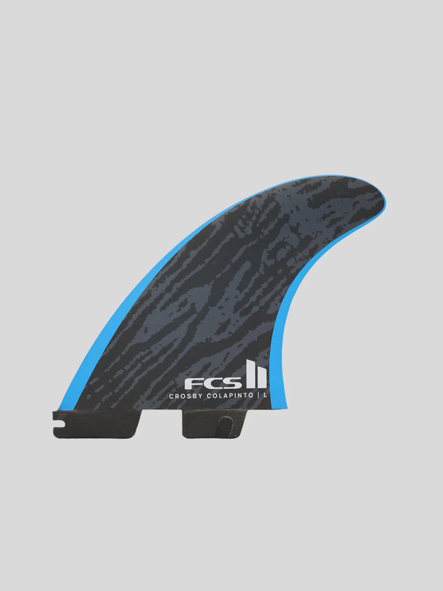 FCS II Crosby Colapinto PC Tri Fin Set - Black/Blue