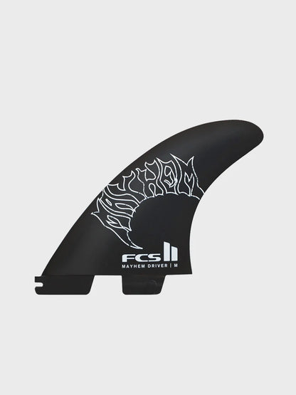 FCS II Mayhem Driver PC Carbon Tri Fin Set