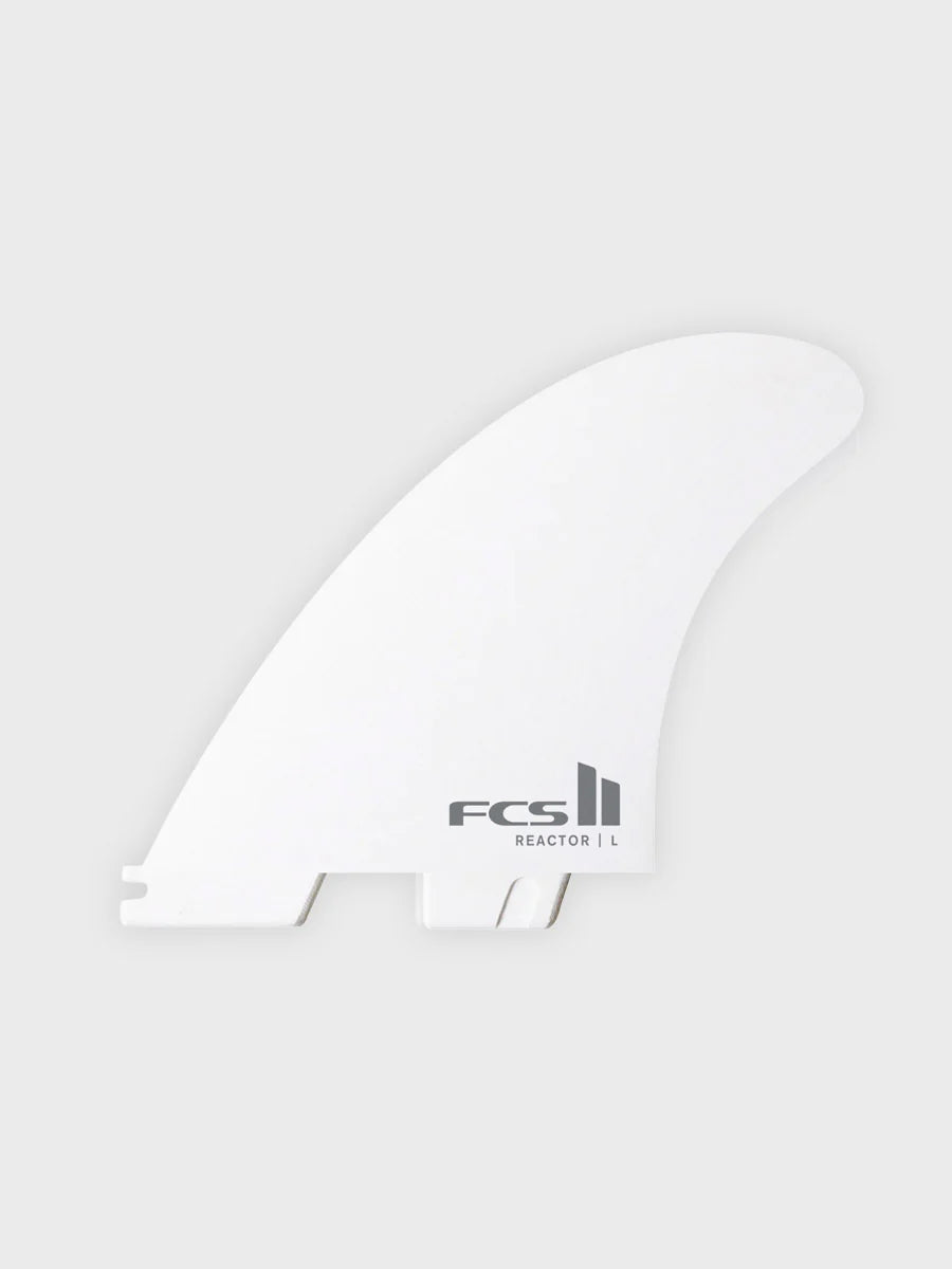 FCS II Reactor PC Tri Fin Set - White Edition