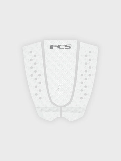 FCS T-3 Eco Traction Tail Pad - White/Cool Grey