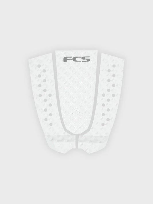 FCS T-3 Eco Traction Tail Pad - White/Cool Grey