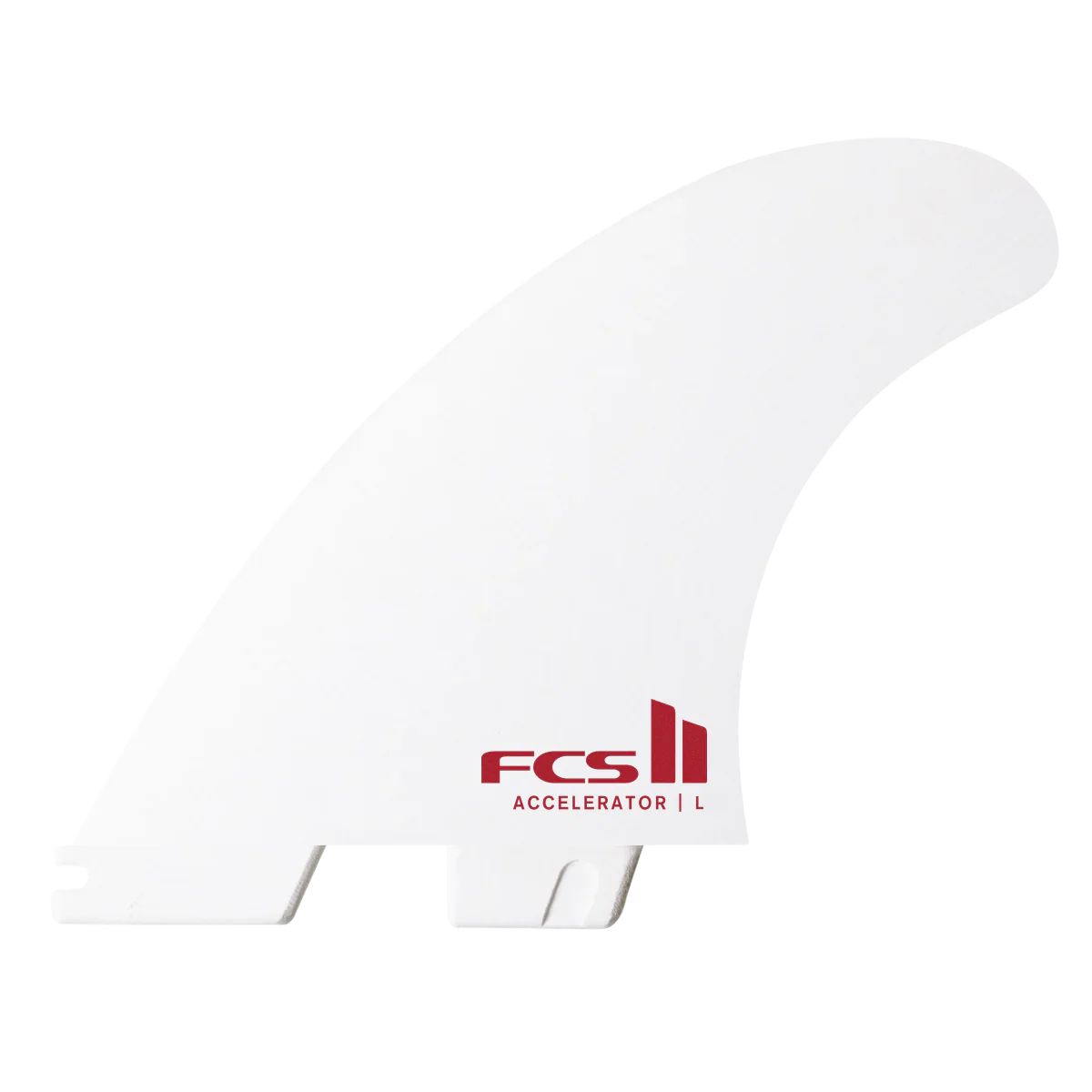 FCS II Accelerator PC Tri Fin Set - White Edition