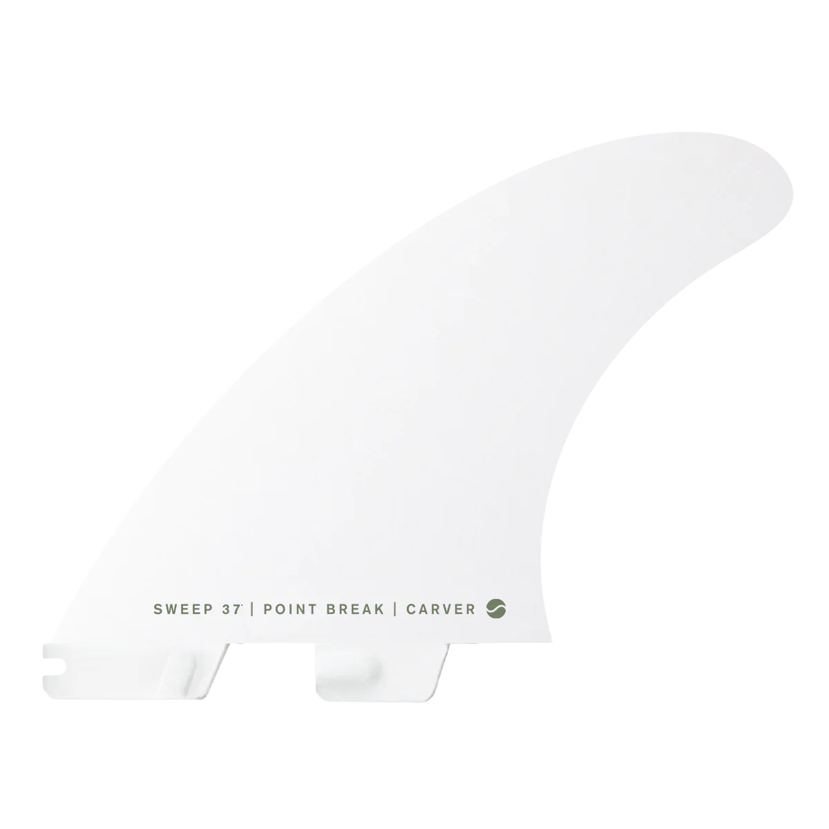 FCS II Carver PC Tri Fin Set - White Edition