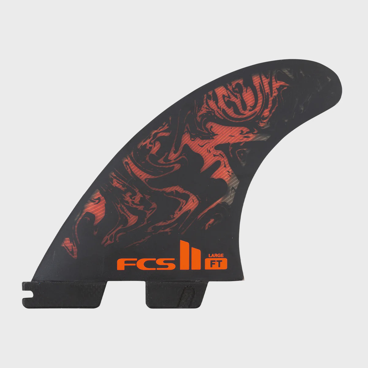 FCS II Filipe Toledo Tri Fin Set - Black/Red