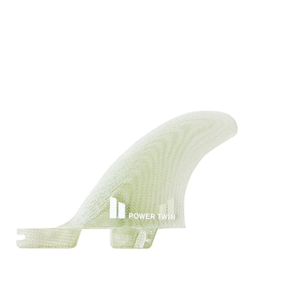 POWER TWIN + STABILISER FIN SET - CLEAR