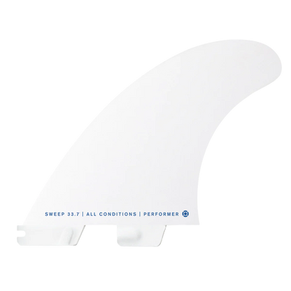 FCS II Performer PC Tri Fin Set - White Edition