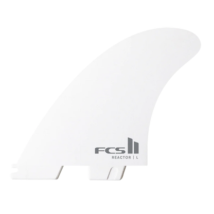 FCS II Reactor PC Tri Fin Set - White Edition