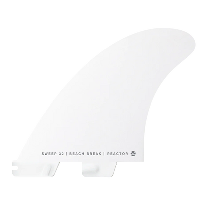 FCS II Reactor PC Tri Fin Set - White Edition