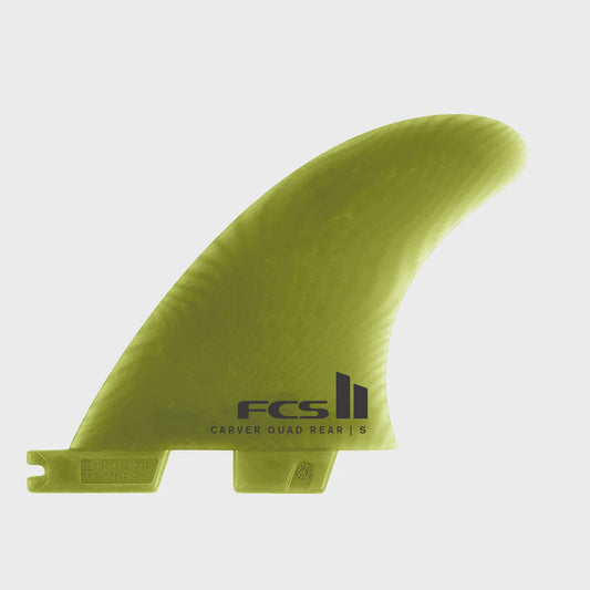 FCS II Carver Neo Glass Quad Rear Fin Set - Eucalyptus