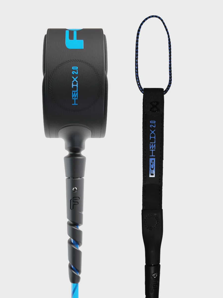 FCS Helix 2.0 6ft Comp Leash - Blue