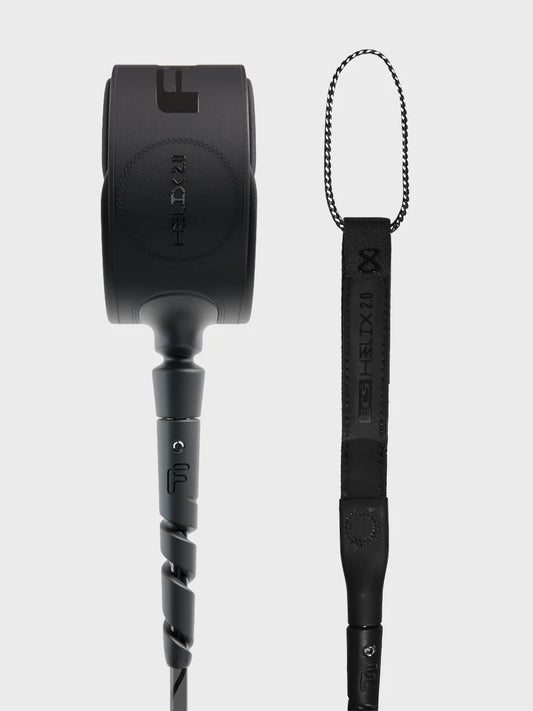 FCS Helix 2.0 6ft All Round Leash - Smoke
