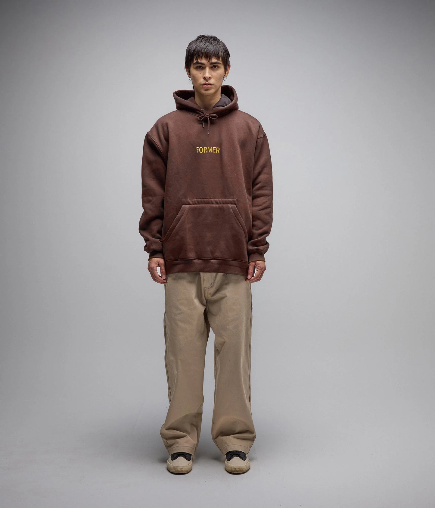 Former Legacy Embroid Hood - Brown