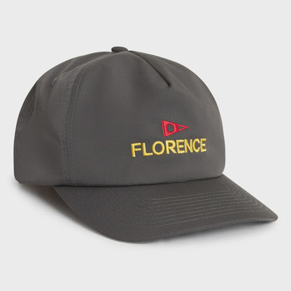 Florence Logo Twill Hat - Charcoal