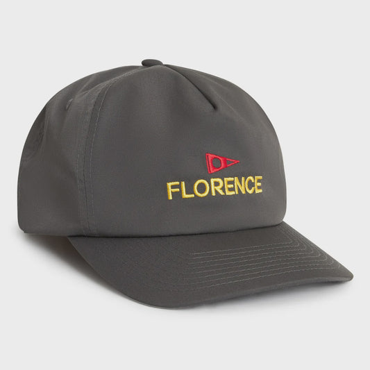 Florence Logo Twill Hat - Charcoal