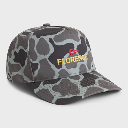 Florence Logo Twill Hat - Tundra Camo