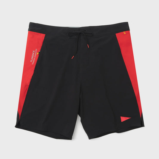 F1 Burgee Cordura¨ Boardshort - Black Racing Red