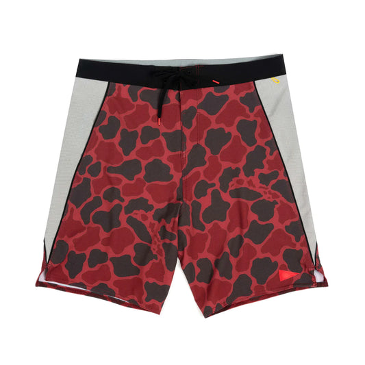 F1 AIRTEX GAMMA BOARDSHORT - MAROON CAMO