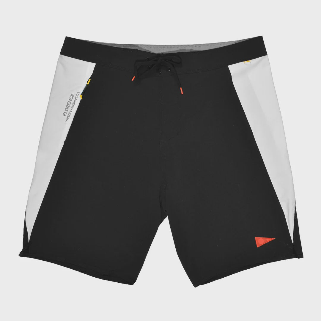Florence Cordura® Airtex Boardshort - Black/White
