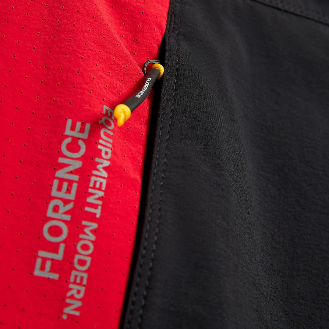 Cordura® Airtex Boardshort - Black/Racing Red