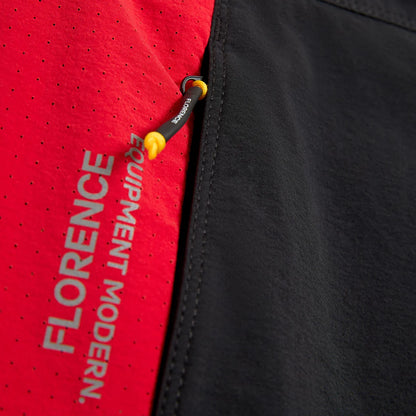 Cordura® Airtex Boardshort - Black/Racing Red