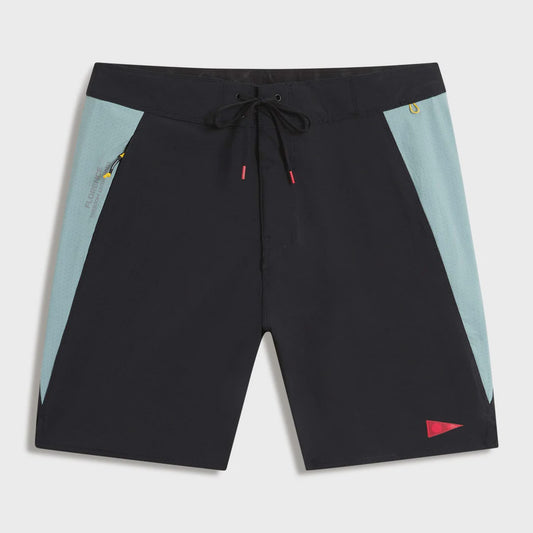 Florence Cordura® Airtex Boardshort - Black/Lightest Sea Blue