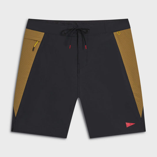 Florence Cordura® Airtex Boardshort - Black/Tan