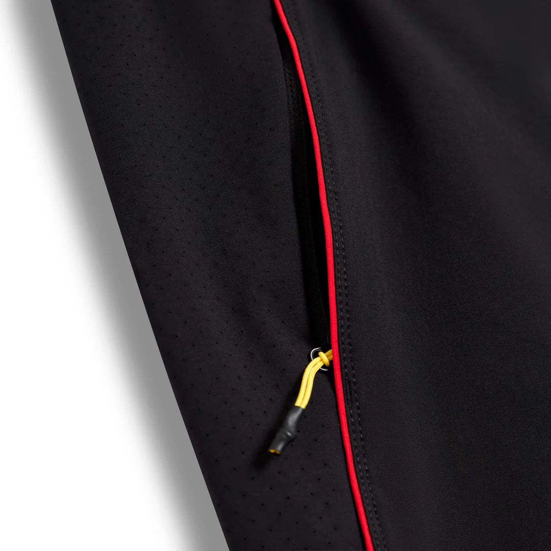 Florence Airtex Gamma Boardshort - Black/Red