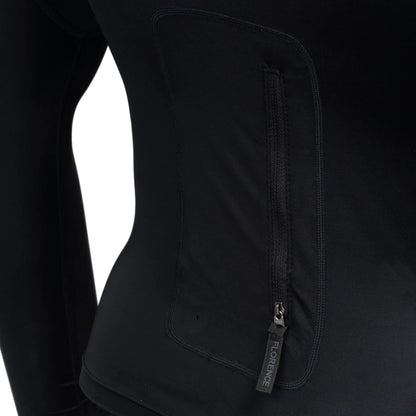 UTILITY POCKET HOODED RASHGUARD - BLACK
