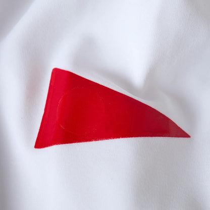 Long Sleeve Utility Pocket Hooded Rashguard - White
