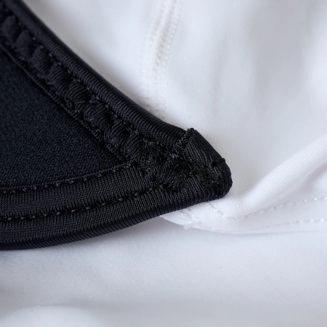 Long Sleeve Utility Pocket Hooded Rashguard - White
