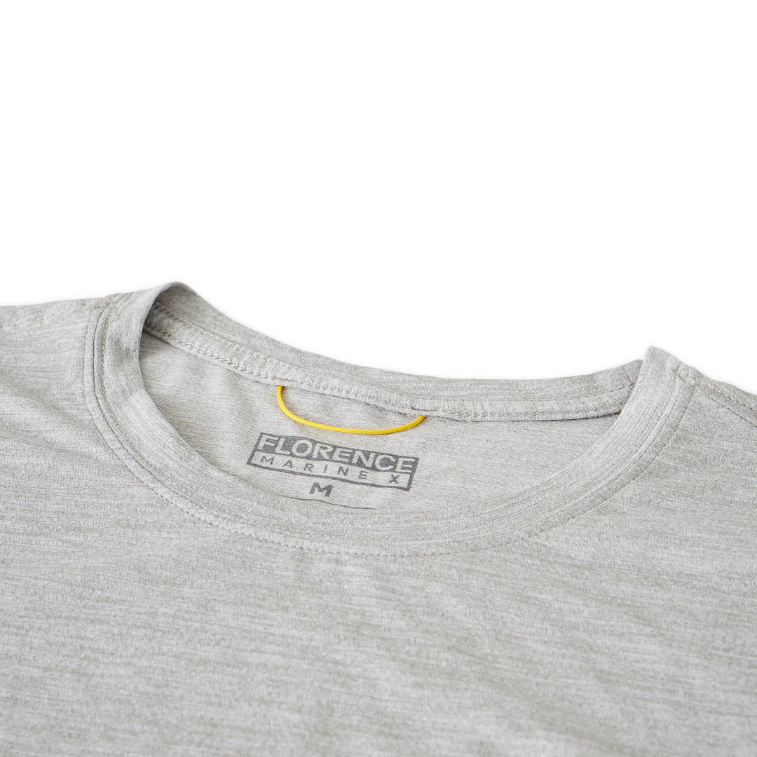 Florence Airtex Short Sleeve Shirt - Light Heather grey