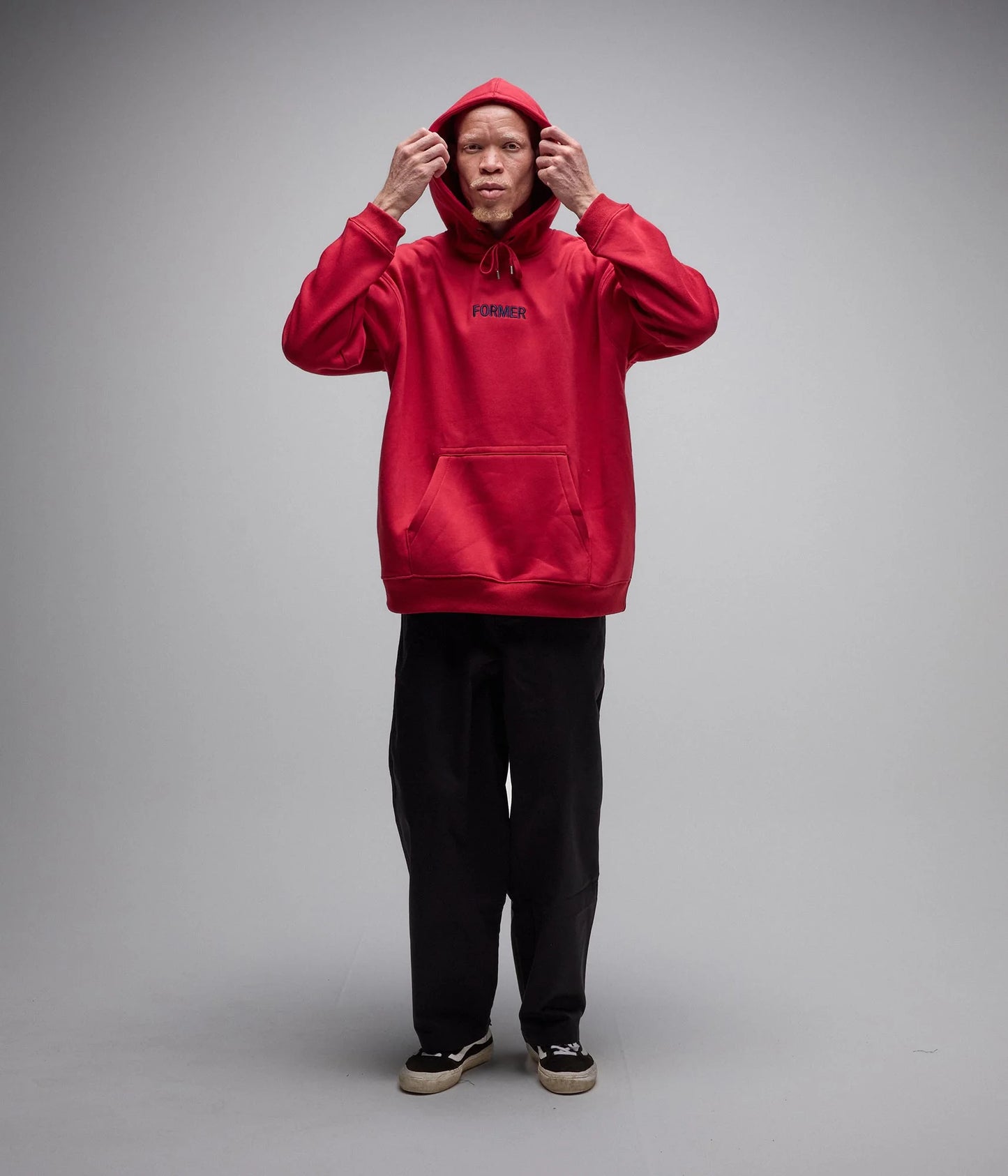 Former Legacy Embroid Hood - Cherry