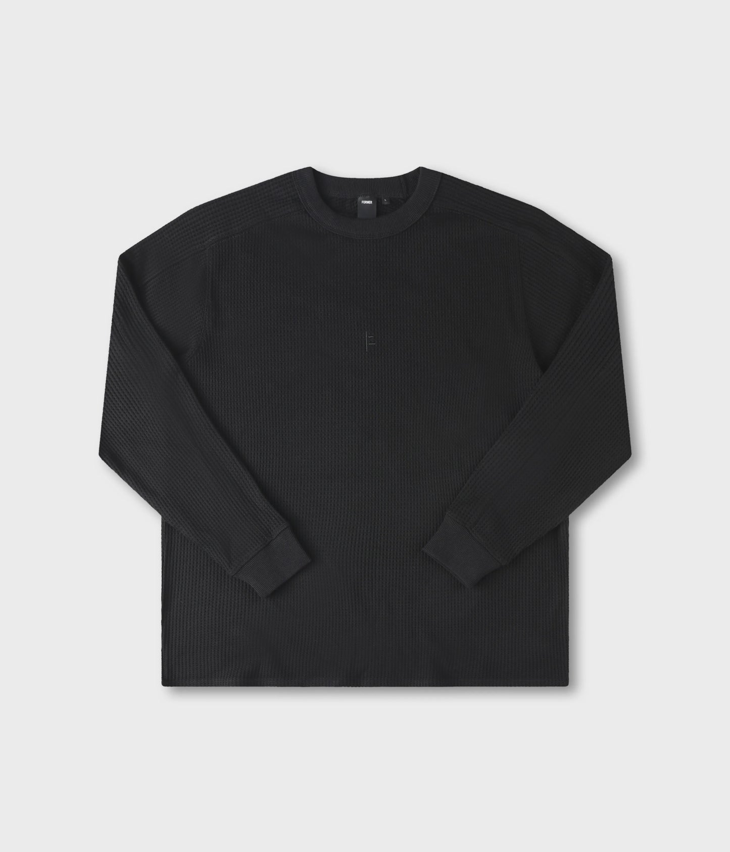 Former Franchise Waffle LS T-Shirt - Black