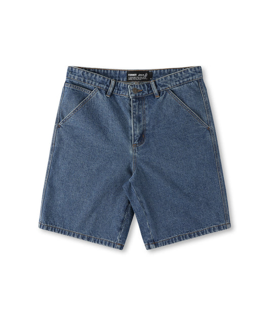 Reynolds Flatline Denim Short - Dark Blue