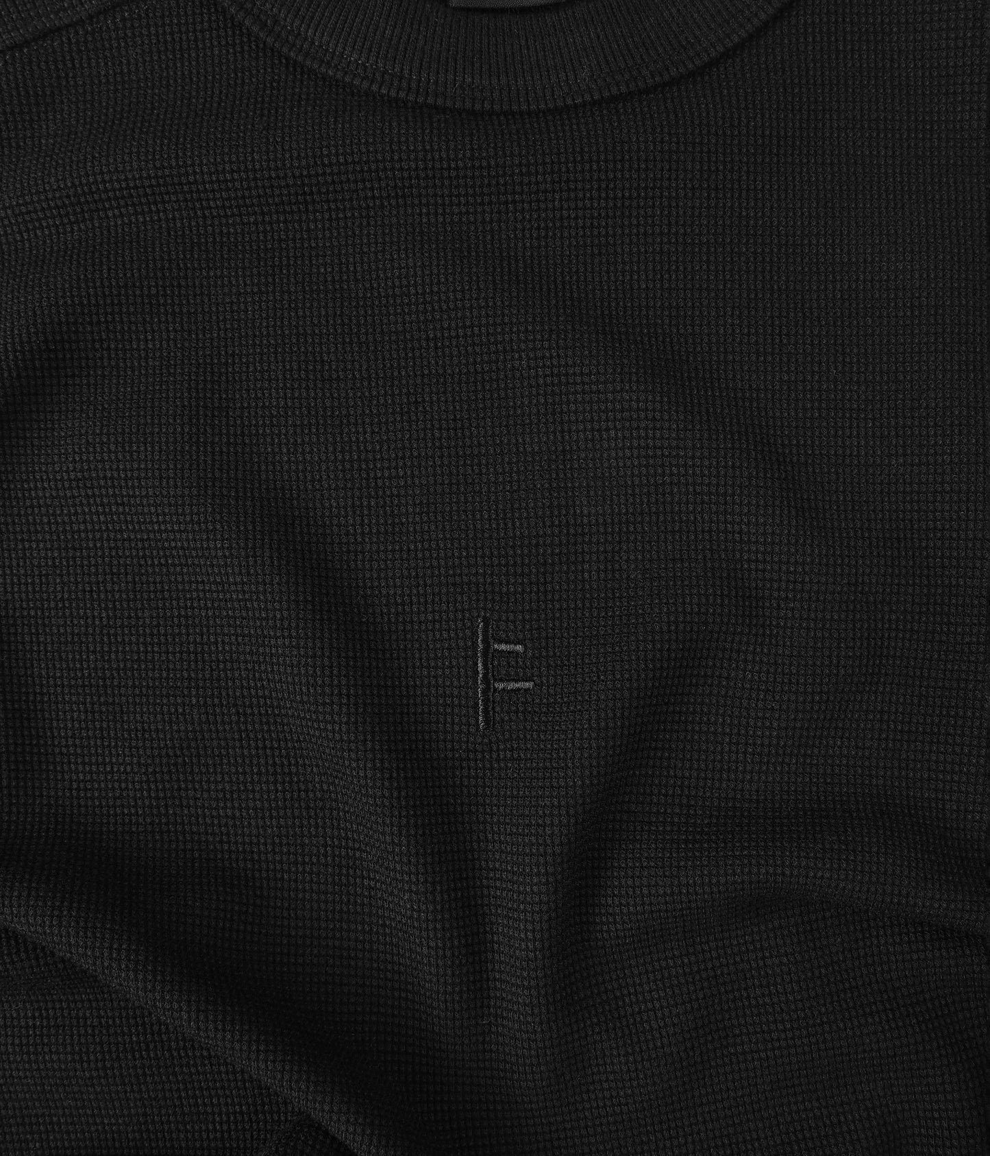 Former Franchise Waffle LS T-Shirt - Black