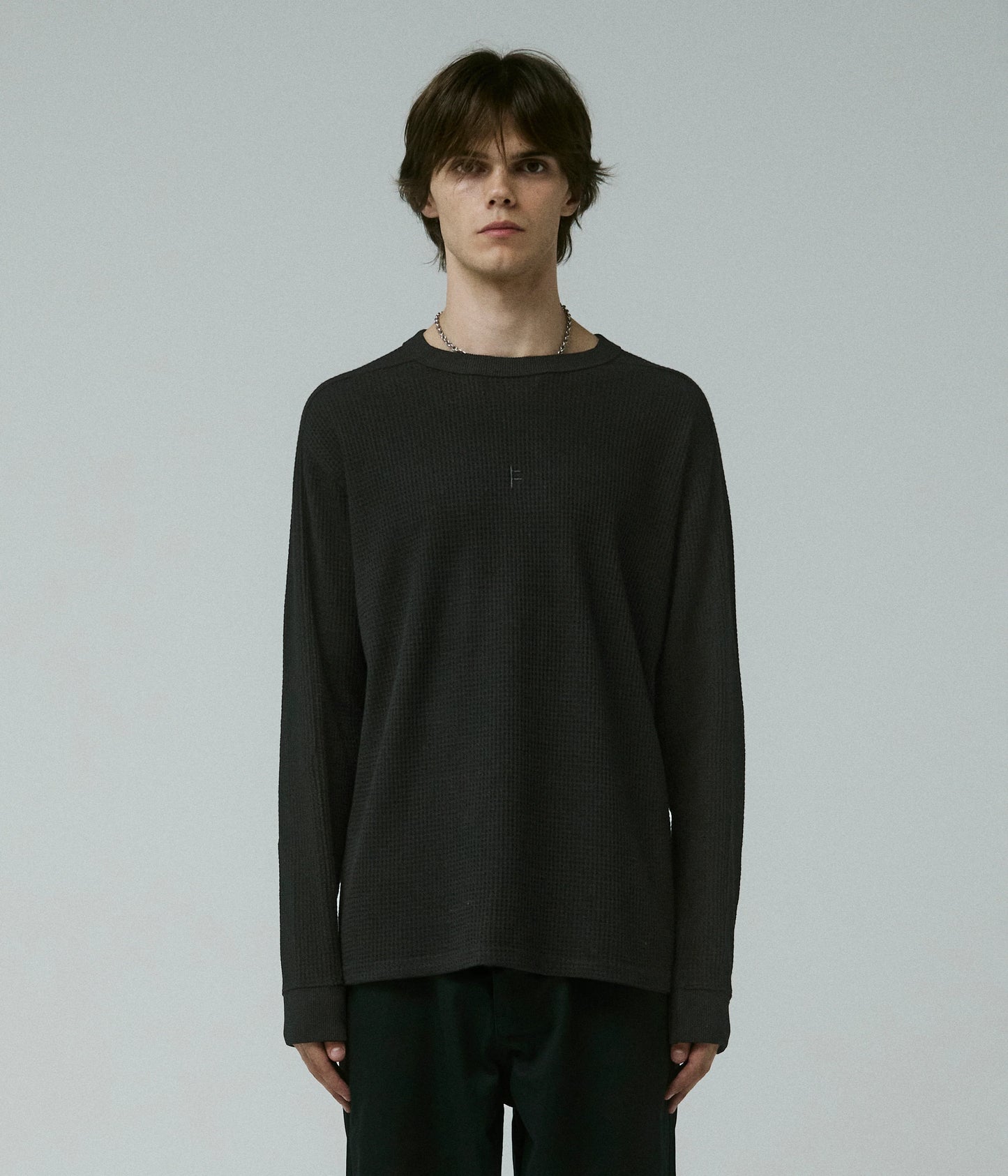 Former Franchise Waffle LS T-Shirt - Black